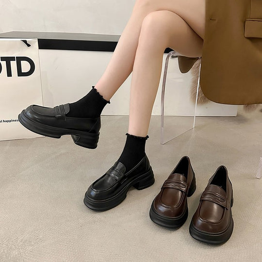 Damen elegante Ballerinas mit modischer Schnalle und bequemer Innensohle EB
