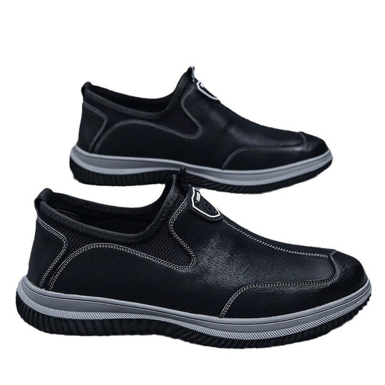 Herren Bequeme Slip-On Freizeitschuhe mit atmungsaktiver Mesh-Einspritzung EB