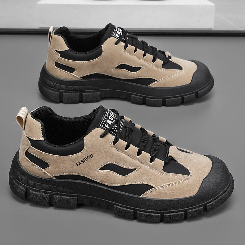 Damen Sportliche Sneakers mit robustem Sohlenprofil und atmungsaktiver Mesh-Oberfläche EB