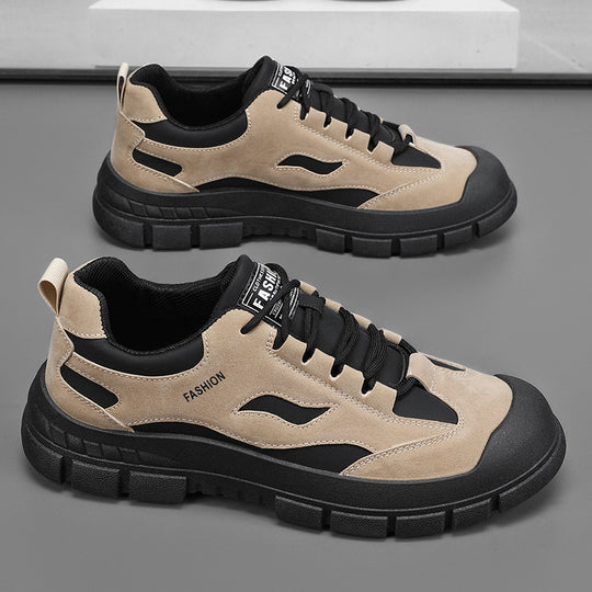 Damen Sportliche Sneakers mit robustem Sohlenprofil und atmungsaktiver Mesh-Oberfläche EB