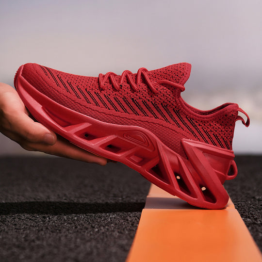 Herren leichte atmungsaktive Strick-Sneaker mit gedämpfter ergonomischer Laufsohle EB