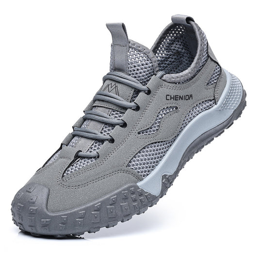 Damen Leichte Outdoor Sneakers mit atmungsaktivem Mesh-Obermaterial und rutschfester Sohle EB