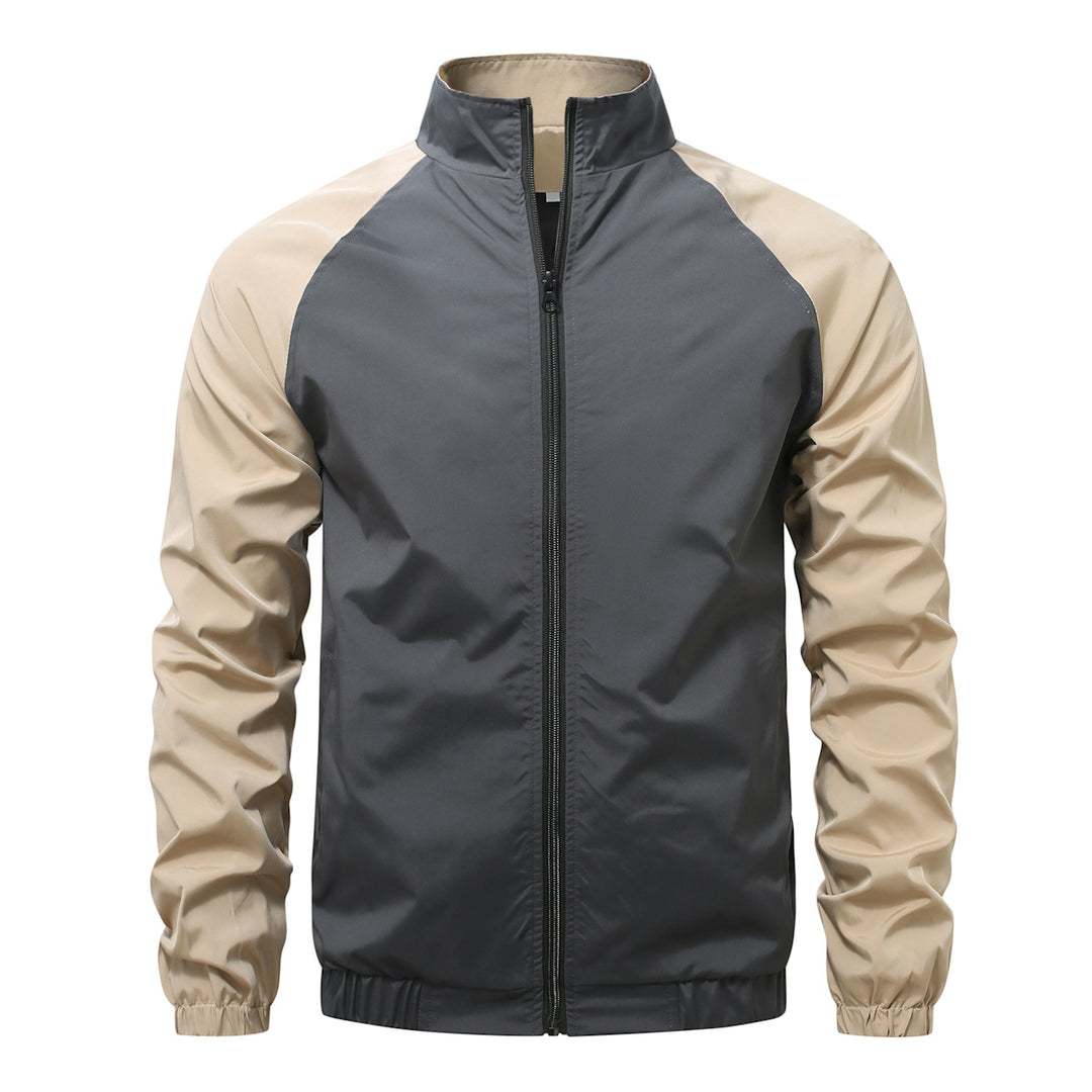 Herren leichte Funktionsjacke mit schützendem Stehkragen EB