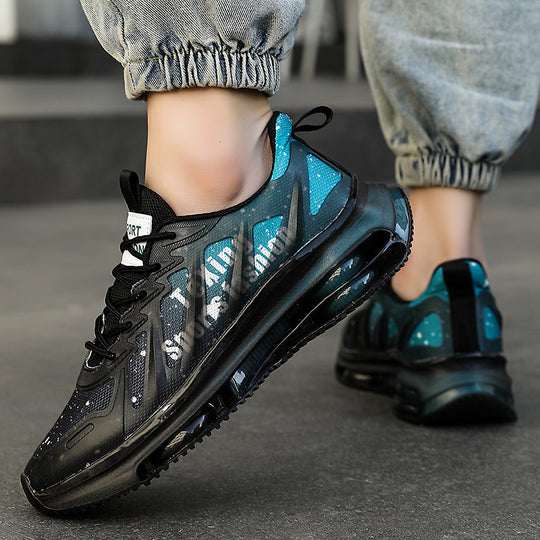 Damen Sportliche Air-Flow Sneakers mit atmungsaktivem Mesh-Obermaterial EB