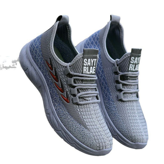 Damen Leichte Atmungsaktive Sneakers mit Elastischem Obermaterial EB