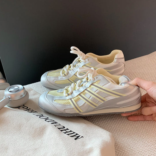 Damen Sportliche Sneakers mit innovativem Dämpfungssystem und atmungsaktiver Mesh-Oberfläche EB
