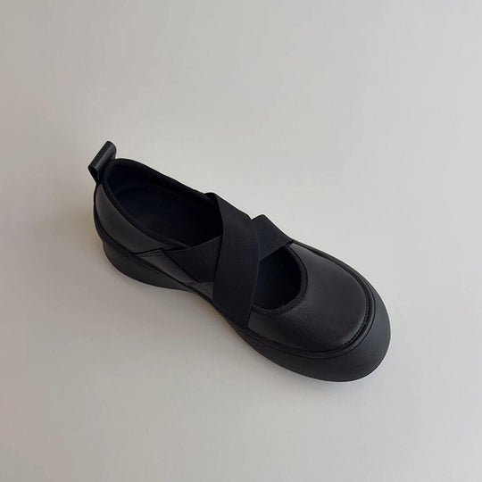 Damen elegante Clogs mit modischem Absatz und speziellen Falten EB