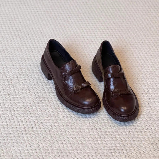 Damen Mary Jane Ballerinas mit stilvollem Riemen und komfortablem Absatz EB