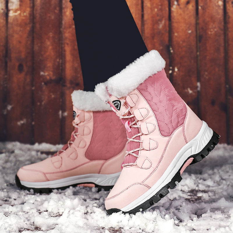 Damen Winterstiefel mit isolierter Fütterung und rutschfester Sohle EB