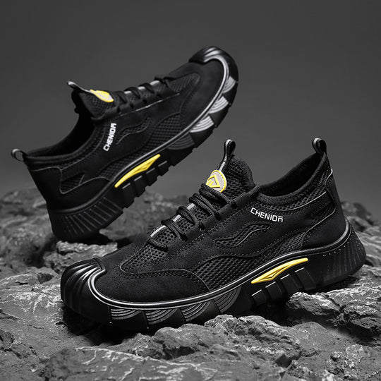 Herren Sportliche Mesh-Sneaker mit robustem Sohlenprofil und dämpfender Technologie EB