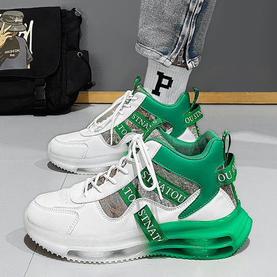 Damen Sportliche High-Top Sneakers mit innovativer Luftpolster-Dämpfung EB