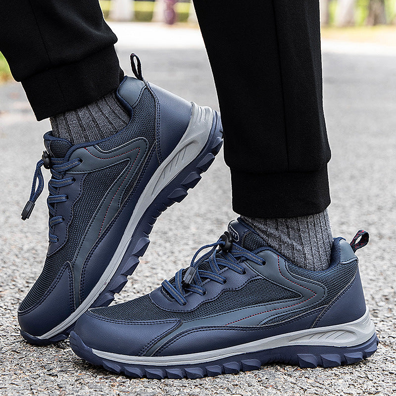 Damen Sportliche Lauf-Sneaker mit atmungsaktiver Mesh-Oberfläche und Schnellschnürsystem EB