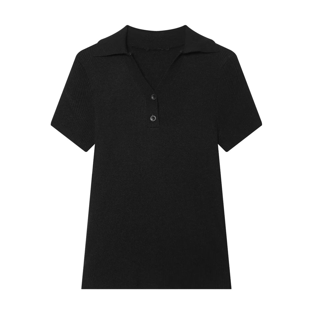 Damen Poloshirt mit strukturiertem Stoff und exklusivem Kragen EB
