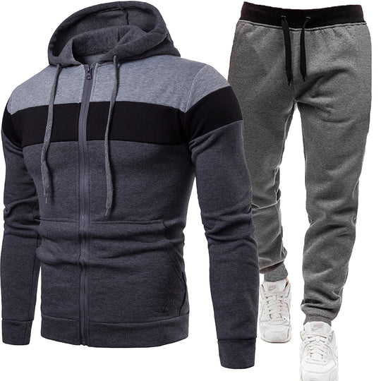 Herren nan zweiteiliges Freizeit-Jogginganzug-Set EB