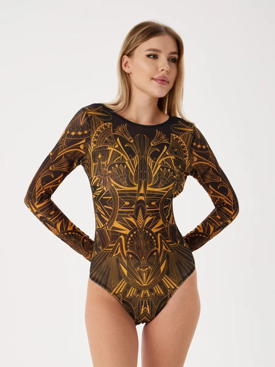 Damen figurbetontes Badeanzug EB