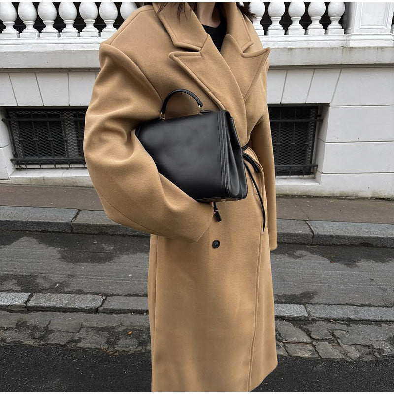 Damen eleganter Oversized-Trenchcoat EB