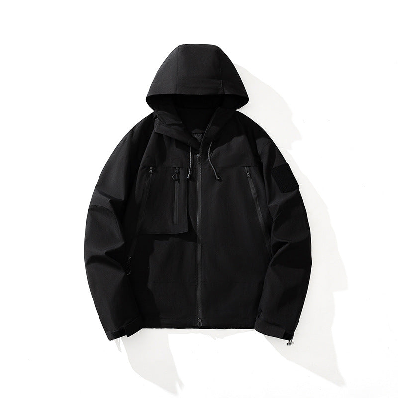 Herren technische Multifunktionsjacke mit praktischen Taschen EB