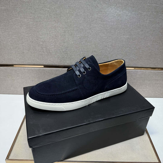 Damen Mokassin Sneakers aus weichem Wildleder mit rutschfester Sohle EB