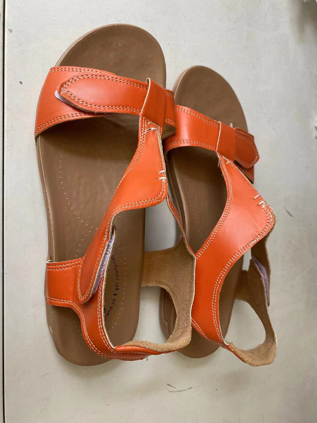 Damen Komfortable Sandalen mit verstellbaren Riemen EB