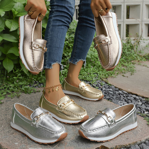 Damen Modische Slip-On Loafer EB