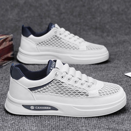 Unisex atmungsaktive Mesh-Plateau-Sneaker mit leichter Dämpfung und gepolstertem Komfortfußbett EB