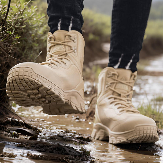 Herren robuste Outdoor-Boots mit atmungsaktiver und rutschfester Sohle EB