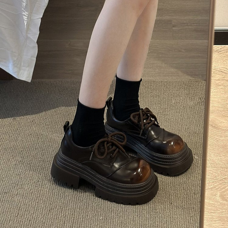 Damen modische Schnürschuhe mit rutschfester Sohle und innovativem Design EB