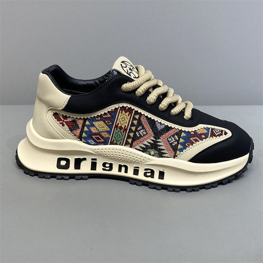 Damen Sportliche Sneakers mit einzigartigem geometrischen Muster EB