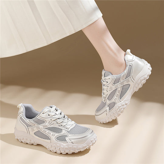 Damen Atmungsaktive und rutschsichere Sneaker mit vielseitigem Profil EB