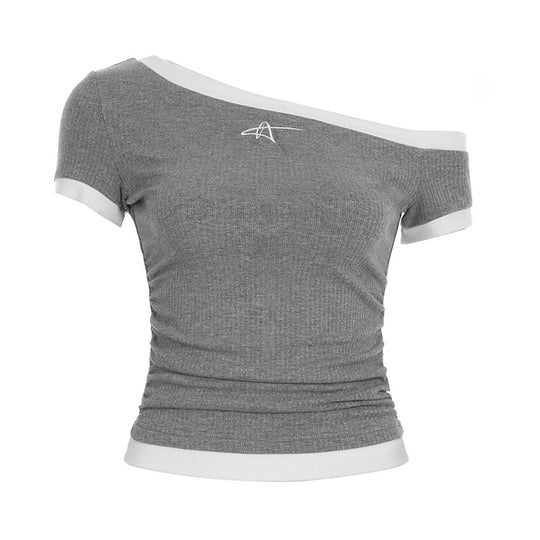 Damen figurbetontes Kurzarmshirt EB