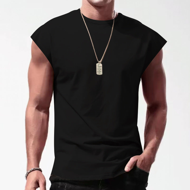 Herren Ärmelloses Sportshirt aus atmungsaktivem Material mit stylischem Design EB