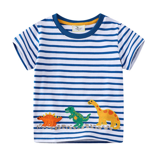Jungen T-Shirt mit buntem Dinosaurier-Motiv EB