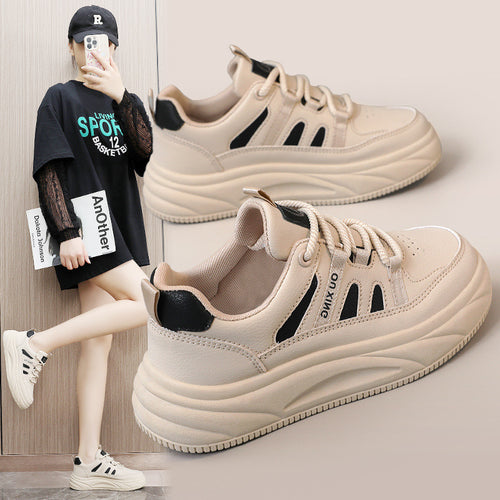 Damen Sportliche Sneakers mit dämpfender Laufsohle und atmungsaktiver Obermaterialstruktur EB