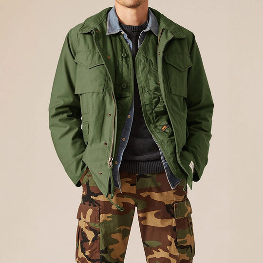 Herren funktionale Outdoorjacke mit praktischen Taschen EB