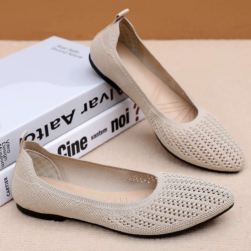 Damen Atmungsaktive und flexible Ballerinas mit elegantem Design EB