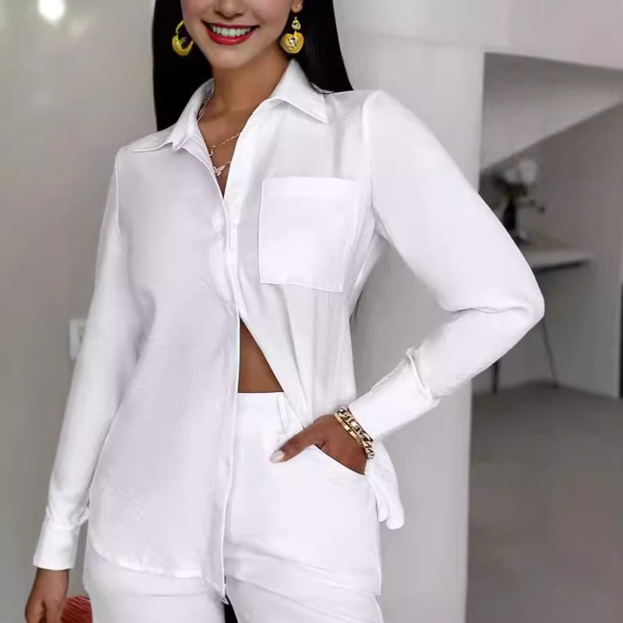 Damen elegantes und stylisches Hemd mit modernem Schnitt EB