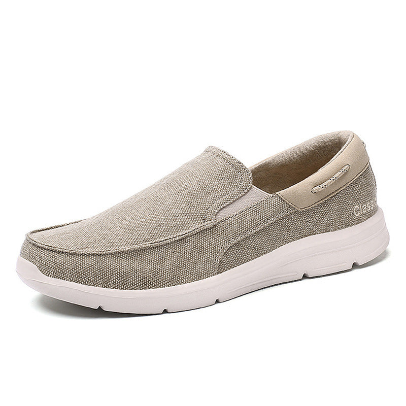 Damen Komfortable Slip-On Schuhe mit weichem Textil-Obermaterial EB