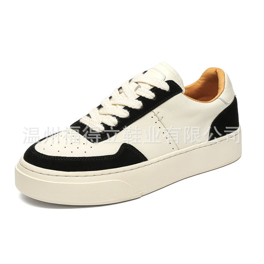 Damen Bequeme Leder Sneaker EB
