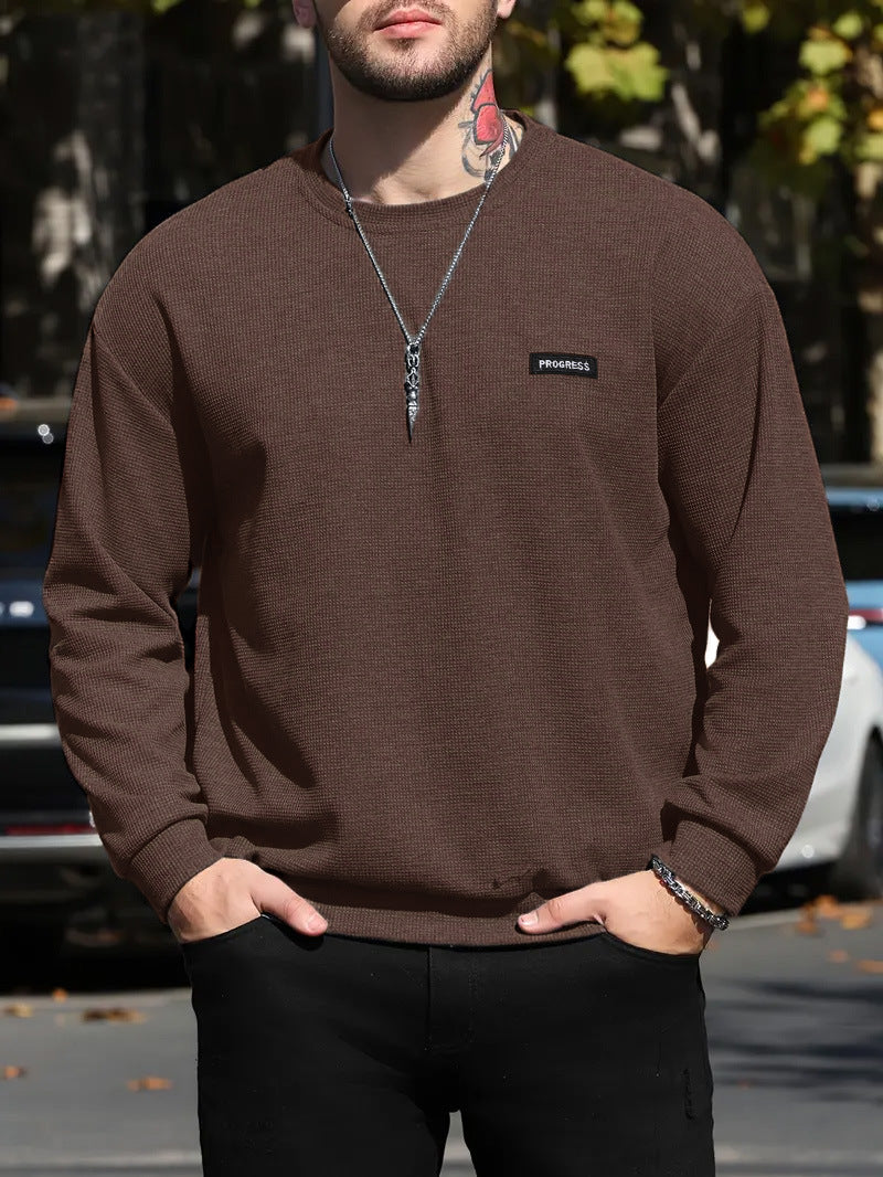 Herren lässiges Sweatshirt mit strukturierter Oberfläche und modernem Design EB