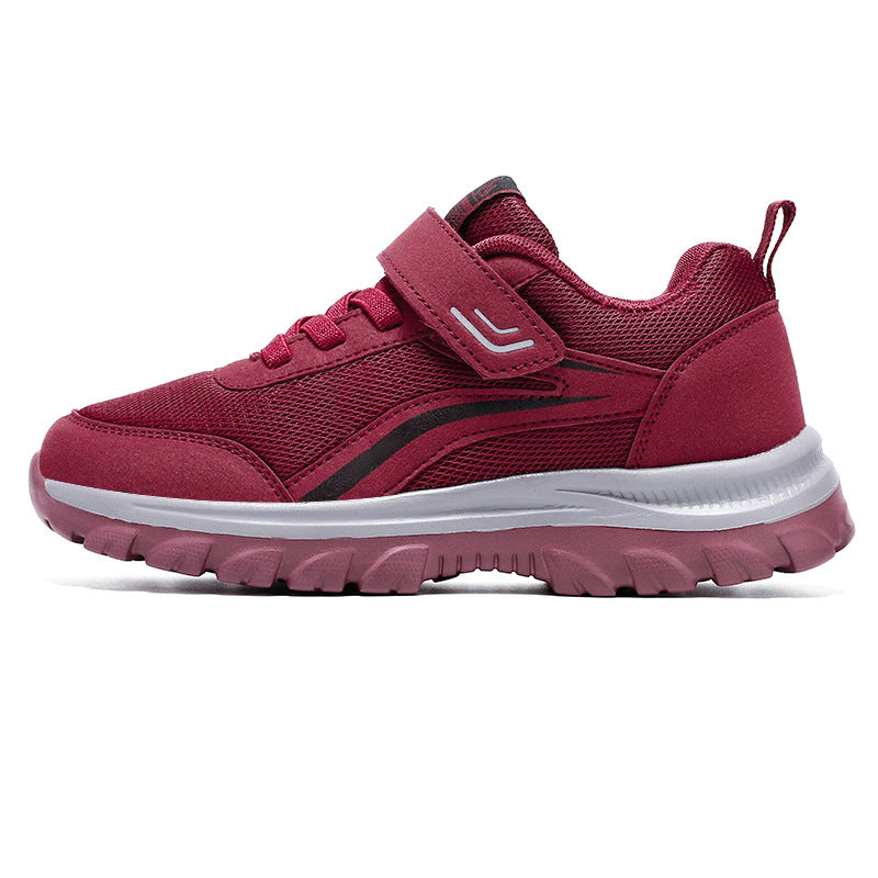 Damen Sportschuhe mit verstellbarem Klettverschluss und atmungsaktiver Oberflächenstruktur EB