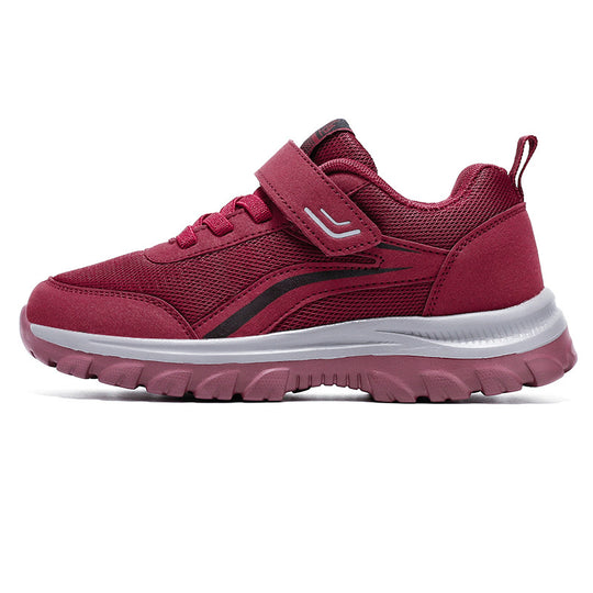 Damen Sportschuhe mit verstellbarem Klettverschluss und atmungsaktiver Oberflächenstruktur EB