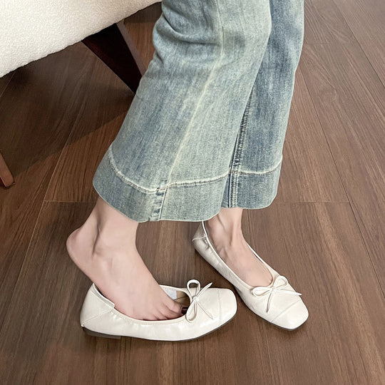 Damen Ballerinas mit zartem Schleifendetail und komfortablem Innenfutter EB