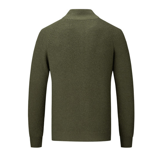 Herren Strickjacke mit hohem Kragen EB