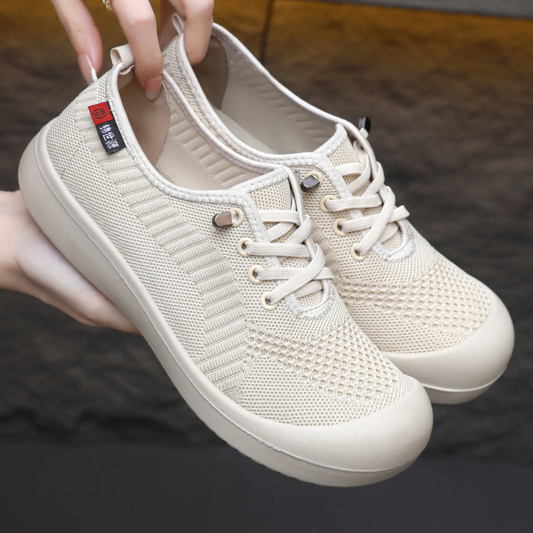 Damen Leichte und atmungsaktive Freizeitschuhe mit elastischem Obermaterial EB