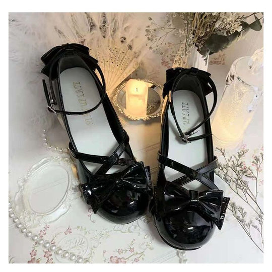 Damen elegante Sling Sandalen mit Schleifchen EB