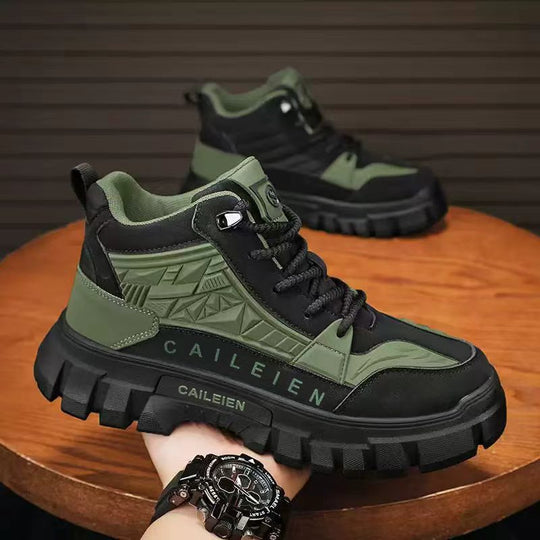 Damen Sportliche High-Top Sneakers mit robuster und rutschfester Sohle EB