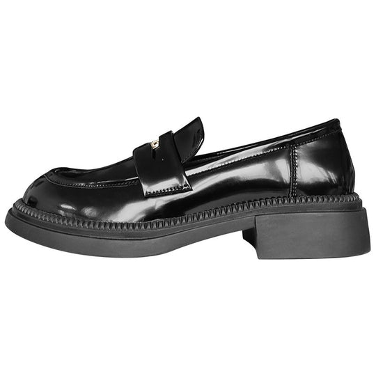 Damen Elegante Loafers mit modischer Schnallenverzierung EB