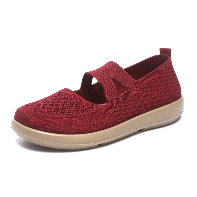 Damen Atmungsaktive Freizeitschuhe mit elastischem Design EB