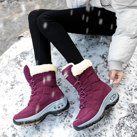 Damen Winter-Trekkinstiefel mit isolierender und rutschfester Sohlenkonstruktion EB