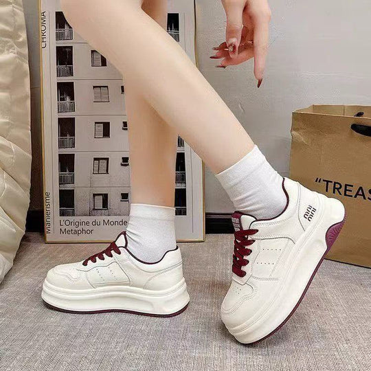 Damen Modische Sneakers mit sportlich-elegantem Design und dämpfender Sohle EB